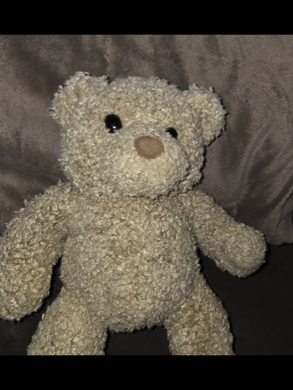 Vintage Retired Build-A-Bear Beige Curly Plush Teddy Says I Love You 14"